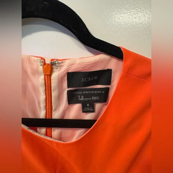 J. Crew Resume dress | Orange | Size: 8 - Picture 3 of 7